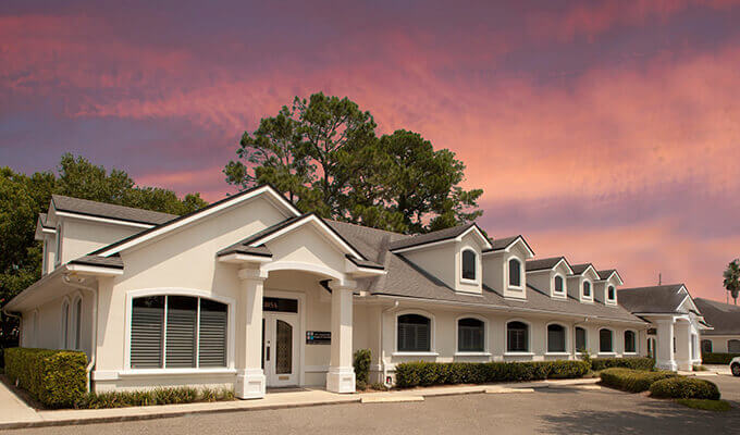 exterior of the Ponte Vedra office